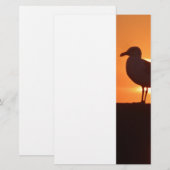 Seagull Sunset Briefpapier (Vorne/Hinten)