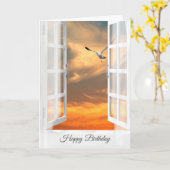 Seagull Sunset Geburtstag Karte (Gelbe Blume)