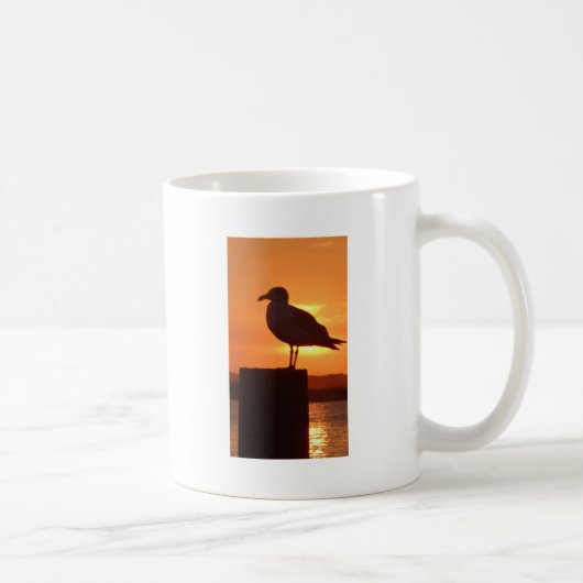 Seagull Sunset Kaffeetasse (Rechts)