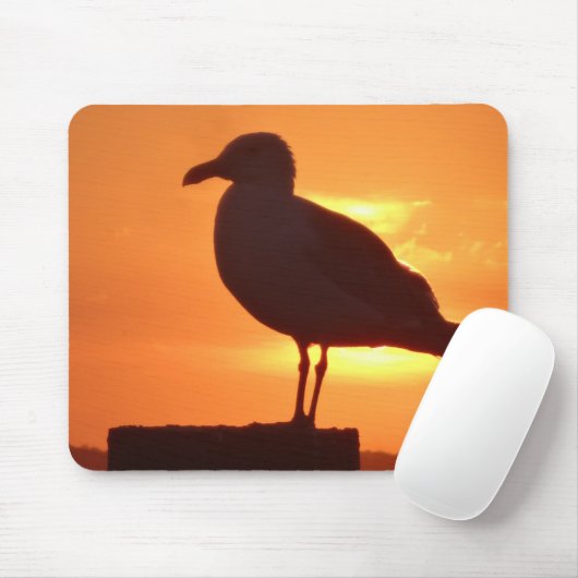 Seagull Sunset Mousepad (Mit Mouse)