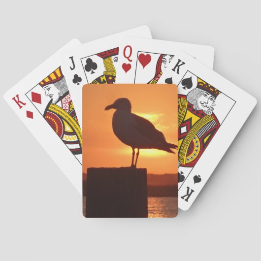 Seagull Sunset Spielkarten (Rückseite)