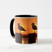 Seagull Sunset Tasse (Vorderseite Links)