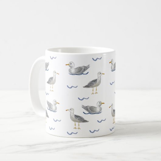 Seagull-Tasse Kaffeetasse (Vorderseite Links)