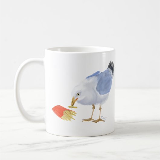 Seagull-Tasse nimmt zwei Kaffeetasse (Links)