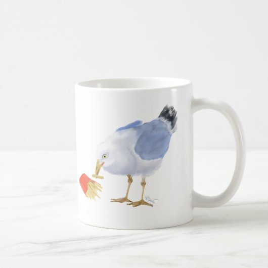Seagull-Tasse nimmt zwei Kaffeetasse (Rechts)