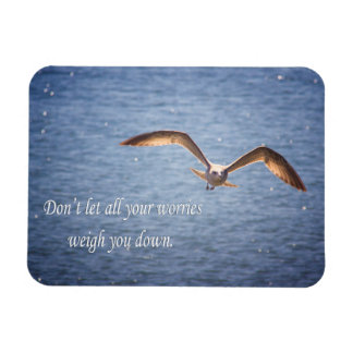 Seagull und inspirierendes Wörterbuch Magnet