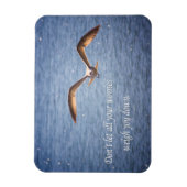 Seagull und inspirierendes Wörterbuch Magnet (Vertikal)