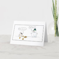 Seagull und Snowman-Comic