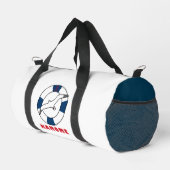Seagull und Swim Ring Blue Duffle Bag (Rechte Ecke)