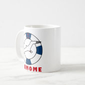 Seagull und Swim Ring Blue Kaffeetasse (Vorderseite Links)