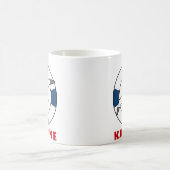 Seagull und Swim Ring Blue Kaffeetasse (Mittel)