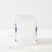Seagull und Swim Ring Blue Mattglastasse (Mittel)