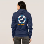Seagull und Swim Ring Hoodie (Schwarz voll)