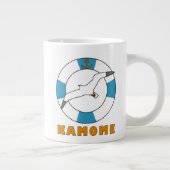 Seagull und Swim Ring Light Blue Jumbo-Tasse (Rechts)