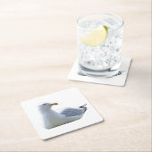 Seagull-Untersetzer Rechteckiger Pappuntersetzer (Vor Ort)