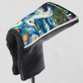 Seagull Van Gogh Style Beach Personalisiert Golf Headcover (3/4 Vorderseite)