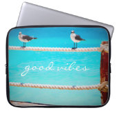 Seagull Vögel Türkisblaue Ozeane Foto Good Vibes Laptopschutzhülle (Vorderseite)