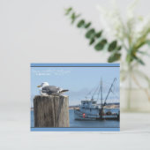 Seagull Watch Postkarte (Stehend Vorderseite)