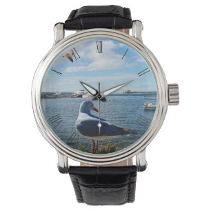 Seagull Watching Boote, Mens Wristwatch Armbanduhr