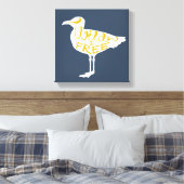 Seagull | Wild und frei Leinwanddruck (Insitu (Schlafzimmer))