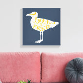 Seagull | Wild und frei Leinwanddruck (Insitu (Wohnzimmer))