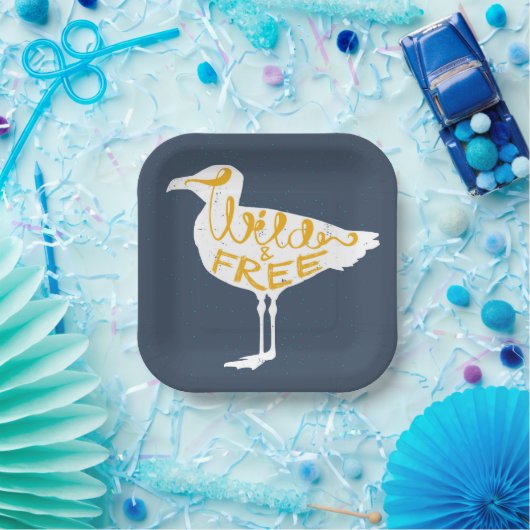 Seagull | Wild und frei Pappteller (Party)