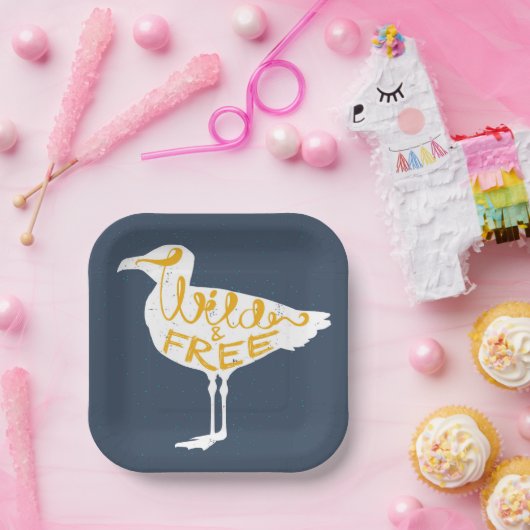 Seagull | Wild und frei Pappteller (Party)