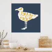 Seagull | Wild und frei Poster (Küche)