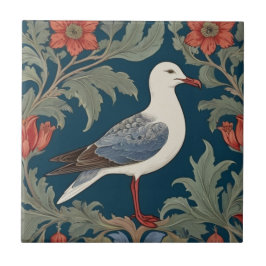 Seagull William Morris Stil Richtige Sea Marine Bi Fliese