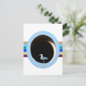 Seagull Window Postcard Postkarte (Stehend Vorderseite)