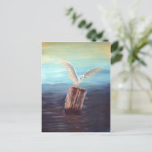 Seagull: www.AriesArtist.com Postkarte (Stehend Vorderseite)