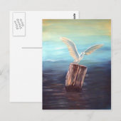 Seagull: www.AriesArtist.com Postkarte (Vorne/Hinten)