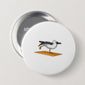 Seagull Yoga Mediation Fitness Button (Vorne & Hinten)