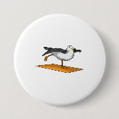 Seagull Yoga Mediation Fitness Button (Vorderseite)