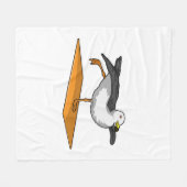 Seagull Yoga Mediation Fitness Fleecedecke (Vorderseite (Horizontal))