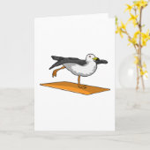 Seagull Yoga Mediation Fitness Karte (Gelbe Blume)