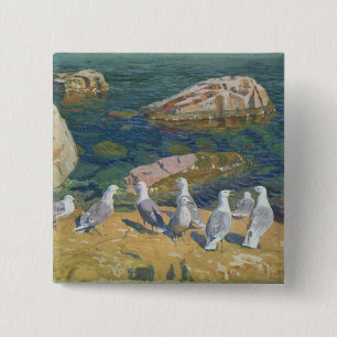 Seagulls, 1910 button