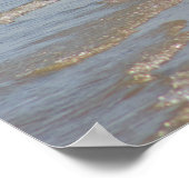 Seagulls auf Beach Poster (Ecke)