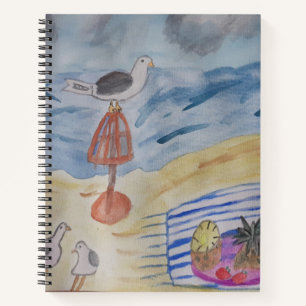 Seagulls auf dem StrandNotebook Notizblock