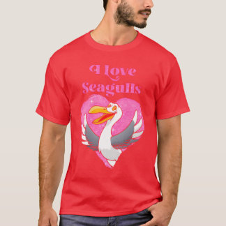 Seagulls Bird Lover I Liebe Seagulls Bird Liebhabe T-Shirt