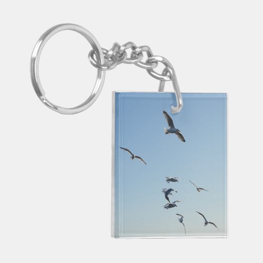 Seagulls fliegen schlüsselanhänger (Vorderseite links)