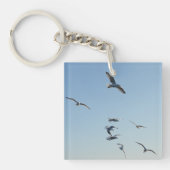 Seagulls fliegen schlüsselanhänger (Vorderseite)