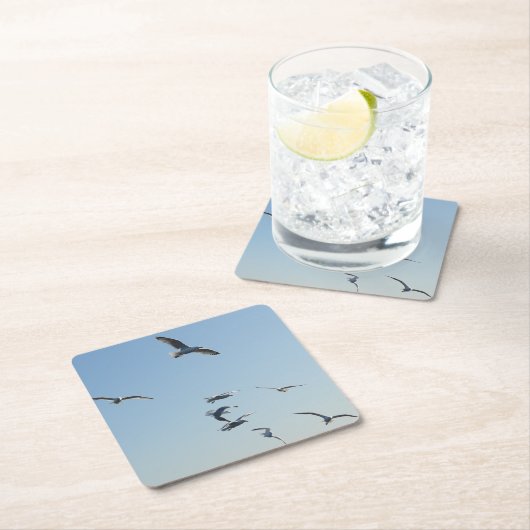 Seagulls Flying Untersetzer (Vor Ort)