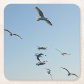 Seagulls Flying Untersetzer (Vorderseite)