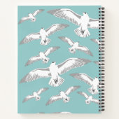 Seagulls Galore Notebook Notizblock (Rückseite)