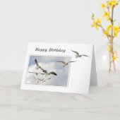 Seagulls Geburtskarte Karte (Gelbe Blume)