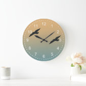 Seagulls Große Wanduhr (Zuhause)