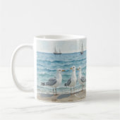 Seagulls im Meer Kaffeetasse (Links)
