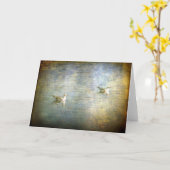 Seagulls Karte (Gelbe Blume)