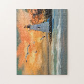 Seagulls Lighthouse Jigsaw Puzzle (Vertikal)